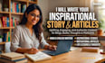 write inspirational stories, thoughts, and hindi content