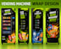 design professional vending machine graphics and vinyl wrap