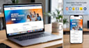build a responsive HTML CSS javascript website