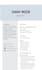 write the professional resume, CV, cover letter