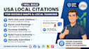 do manual USA local citations for local SEO ranking