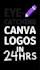 design eye catching canva logo and thumbnails