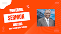 write sermons, bible studies and christian counseling