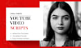 write  youtube video script that keeps viewers watching