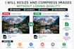 resize and compress images without losing quality