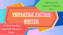 write your fantasy and fiction