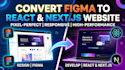 convert figma to react next js website with tailwind CSS
