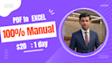 do PDF to word, excel, CSV with formatting