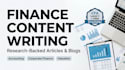 write accounting, bookkeeping and corporate finance articles