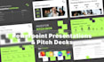 design premium investor pitch decks and narratives