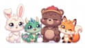 design cute cartoon characters