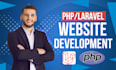 be your PHP laravel developer, build custom PHP website