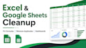 clean and fix your excel or google sheets