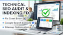 perform a technical SEO audit and fix indexing errors