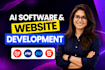 do ai websites, ai web applications,  and full stack software