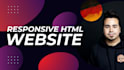 build a fast responsive HTML website or landing page