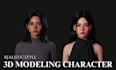 create realistic 3d characters for games and animation