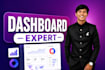 create a professional excel dashboard with charts and kpis