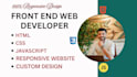 do professional HTML, CSS and javascript website development