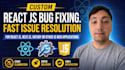 fix bugs in your react js application