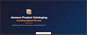 do amazon product cataloging and listing upload