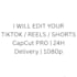 edit your video in capcut for shorts and reels