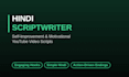 write engaging hindi youtube scripts