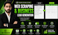 do web scraping and business lead generation
