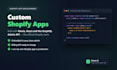 build a custom shopify app using react and remix