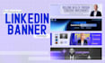 create a professional linkedin banner or cover design