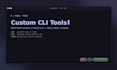 build a custom a cli tool that satisfies your need