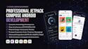 develop a modern android app using jetpack compose, kotlin, mvvm, and firebase
