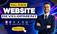 build custom website, fullstack website as full stack web developer