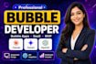 design bubble website bubble mvp saas bubble app developer