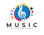 create a modern entertainment logo with professional