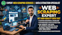 do python web scraping, data extraction, automation bots, and crawlers