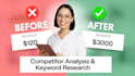 do niche keyword research with competitor analysis