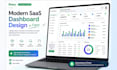 design a modern saas dashboard UI in figma