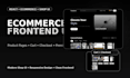 build a modern ecommerce frontend website using react