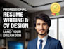 create a modern resume CV and cover letter