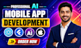 build ai flutter mobile apps with chatbot and backend