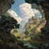create stunning fantasy landscape, background illustration