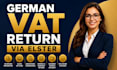 prepare german vat return, elster for non resident and resident business