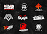 design custom typography, dj, producer, music, band, gym or clothing brand logo