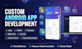 develop custom android app using java kotlin
