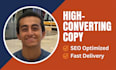 write high converting landing page copy