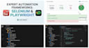 build a selenium or playwright automation framework for your app