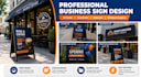 design a frame storefront business signs