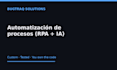 automatización de procesos rpa ia