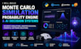 build monte carlo simulation probability engine and ai decision system